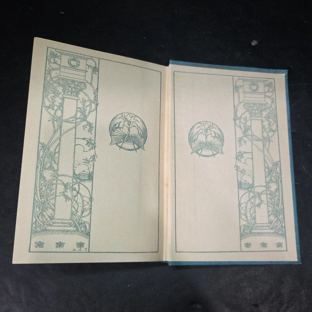 Eudora or The False Princess Mrs Southworth Antique 1910 Blue Decorative Book